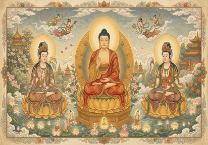 自己的靈性，就是阿彌陀佛的自性